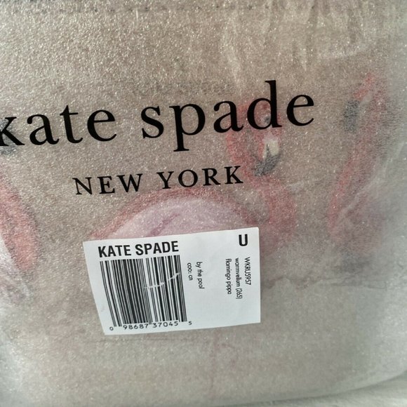 Kate Spade Pippa Flamingo by the Pool Bucket Bag - Picture 7 of 10